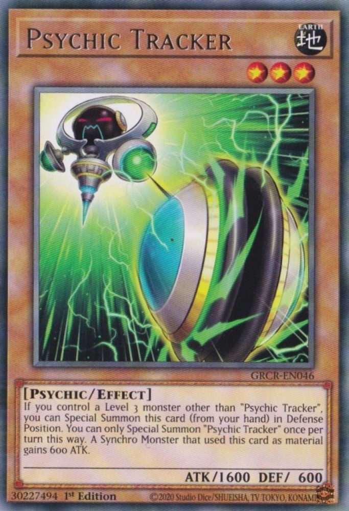 Psychic Tracker, 1st-edition, front