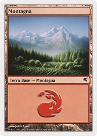 Mountain (Italian) - "Montagna" (D9), Magic Encyclopedia 2005 (Salvat/Hachette)