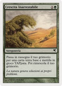 Rampant Growth (Italian) - "Crescita Inarrestabile" (K19), Magic Encyclopedia 2005 (Salvat/Hachette)