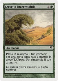Rampant Growth (Italian) - "Crescita Inarrestabile" (K28), Magic Encyclopedia 2005 (Salvat/Hachette)