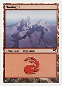 Mountain (Italian) - "Montagna" (I10), Magic Encyclopedia 2005 (Salvat/Hachette)