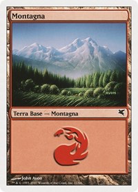 Mountain (Italian) - "Montagna" (C11), Magic Encyclopedia 2005 (Salvat/Hachette)