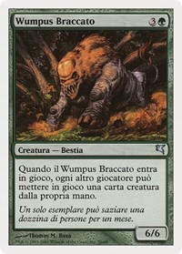Hunted Wumpus (Italian) - "Wumpus Braccato", Magic Encyclopedia 2005 (Salvat/Hachette)