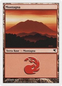 Mountain (Italian) - "Montagna" (I11), Magic Encyclopedia 2005 (Salvat/Hachette)