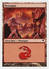Mountain (Italian) - "Montagna" (K12), Magic Encyclopedia 2005 (Salvat/Hachette)