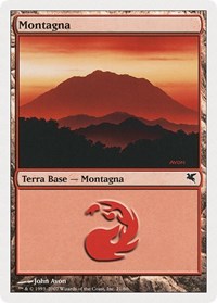 Mountain (Italian) - "Montagna" (D21), Magic Encyclopedia 2005 (Salvat/Hachette)