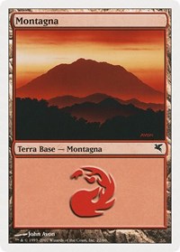 Mountain (Italian) - "Montagna" (C22), Magic Encyclopedia 2005 (Salvat/Hachette)