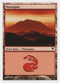 Mountain (Italian) - "Montagna" (I22), Magic Encyclopedia 2005 (Salvat/Hachette)