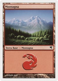 Mountain (Italian) - "Montagna" (I23), Magic Encyclopedia 2005 (Salvat/Hachette)