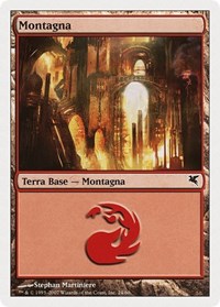 Mountain (Italian) - "Montagna" (K24), Magic Encyclopedia 2005 (Salvat/Hachette)