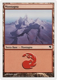 Mountain (Italian) - "Montagna" (I32), Magic Encyclopedia 2005 (Salvat/Hachette)