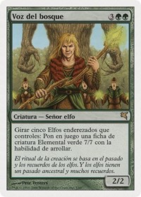 Voice of the Woods (Spanish) - "Voz del bosque", Magic Encyclopedia 2005 (Salvat/Hachette)