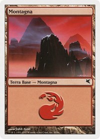Mountain (Italian) - "Montagna" (K36), Magic Encyclopedia 2005 (Salvat/Hachette)
