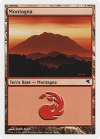 Mountain (Italian) - "Montagna" (I44), Magic Encyclopedia 2005 (Salvat/Hachette)