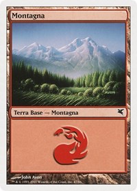 Mountain (Italian) - "Montagna" (D47), Magic Encyclopedia 2005 (Salvat/Hachette)