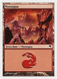 Mountain (Italian) - "Montagna" (K48), Magic Encyclopedia 2005 (Salvat/Hachette)