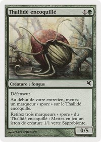 Thallid Shell-Dweller (French) - "Thallidé encoquillé" (J6), Magic Encyclopedia 2005 (Salvat/Hachette)