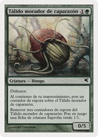 Thallid Shell-Dweller (Spanish) - "Tálido morador de caparazón" (J6), Magic Encyclopedia 2005 (Salvat/Hachette)