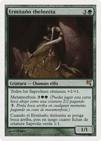 Thelonite Hermit (Spanish) - "Ermitano thelonita", Magic Encyclopedia 2005 (Salvat/Hachette)