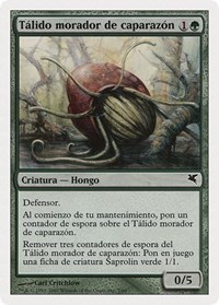 Thallid Shell-Dweller (Spanish) - "Tálido morador de caparazón" (J7), Magic Encyclopedia 2005 (Salvat/Hachette)