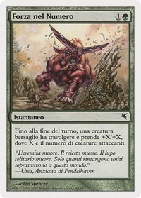Strength in Numbers (Italian) - "Forza nel Numero" (J42), Magic Encyclopedia 2005 (Salvat/Hachette)