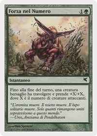 Strength in Numbers (Italian) - "Forza nel Numero" (J52), Magic Encyclopedia 2005 (Salvat/Hachette)