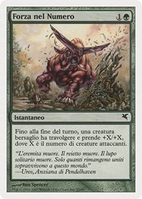 Strength in Numbers (Italian) - "Forza nel Numero" (J53), Magic Encyclopedia 2005 (Salvat/Hachette)
