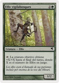 Timberwatch Elf (Spanish) - "Elfo vigilabosques" (B18), Magic Encyclopedia 2005 (Salvat/Hachette)
