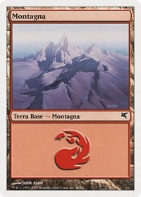 Mountain (Italian) - "Montagna" (C58), Magic Encyclopedia 2005 (Salvat/Hachette)