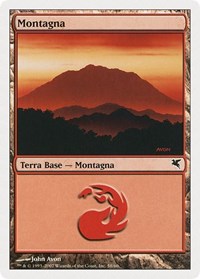 Mountain (Italian) - "Montagna" (D58), Magic Encyclopedia 2005 (Salvat/Hachette)