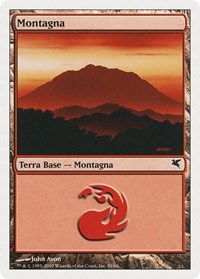Mountain (Italian) - "Montagna" (C59), Magic Encyclopedia 2005 (Salvat/Hachette)