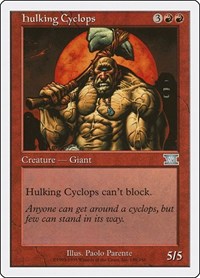Hulking Cyclops, Classic Sixth Edition