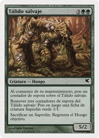 Savage Thallid (Spanish) - "Talido salvaje" (J4), Magic Encyclopedia 2005 (Salvat/Hachette)