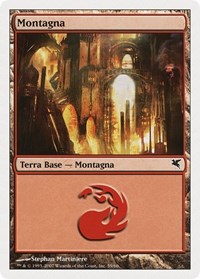 Mountain (Italian) - "Montagna" (K59), Magic Encyclopedia 2005 (Salvat/Hachette)