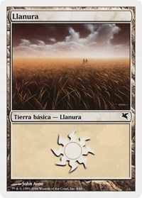 Plains (Spanish) - "Llanura" (G8), Magic Encyclopedia 2005 (Salvat/Hachette)