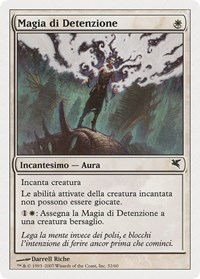 Detainment Spell (Italian) - "Magia di Detenzione", Magic Encyclopedia 2005 (Salvat/Hachette)