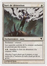 Detainment Spell (French) - "Sort de detention", Magic Encyclopedia 2005 (Salvat/Hachette)