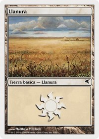 Plains (Spanish) - "Llanura" (C9), Magic Encyclopedia 2005 (Salvat/Hachette)