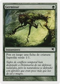 Sprout (Spanish) - "Germinar" (J30), Magic Encyclopedia 2005 (Salvat/Hachette)
