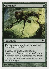 Sprout (Spanish) - "Germinar" (J41), Magic Encyclopedia 2005 (Salvat/Hachette)