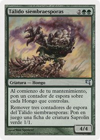 Sporesower Thallid (Spanish) - "Talido siembraesporas", Magic Encyclopedia 2005 (Salvat/Hachette)