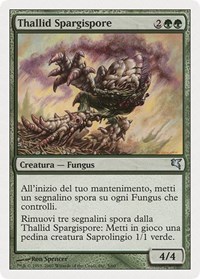 Sporesower Thallid (Italian) - "Thallid Spargispore", Magic Encyclopedia 2005 (Salvat/Hachette)