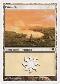 Plains (Italian) - "Pianura" (L9), Magic Encyclopedia 2005 (Salvat/Hachette)