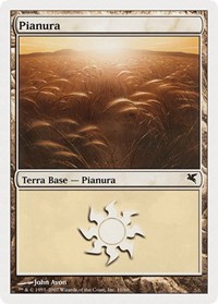 Plains (Italian) - "Pianura" (L10), Magic Encyclopedia 2005 (Salvat/Hachette)