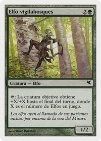 Timberwatch Elf (Spanish) - "Elfo vigilabosques" (B19), Magic Encyclopedia 2005 (Salvat/Hachette)