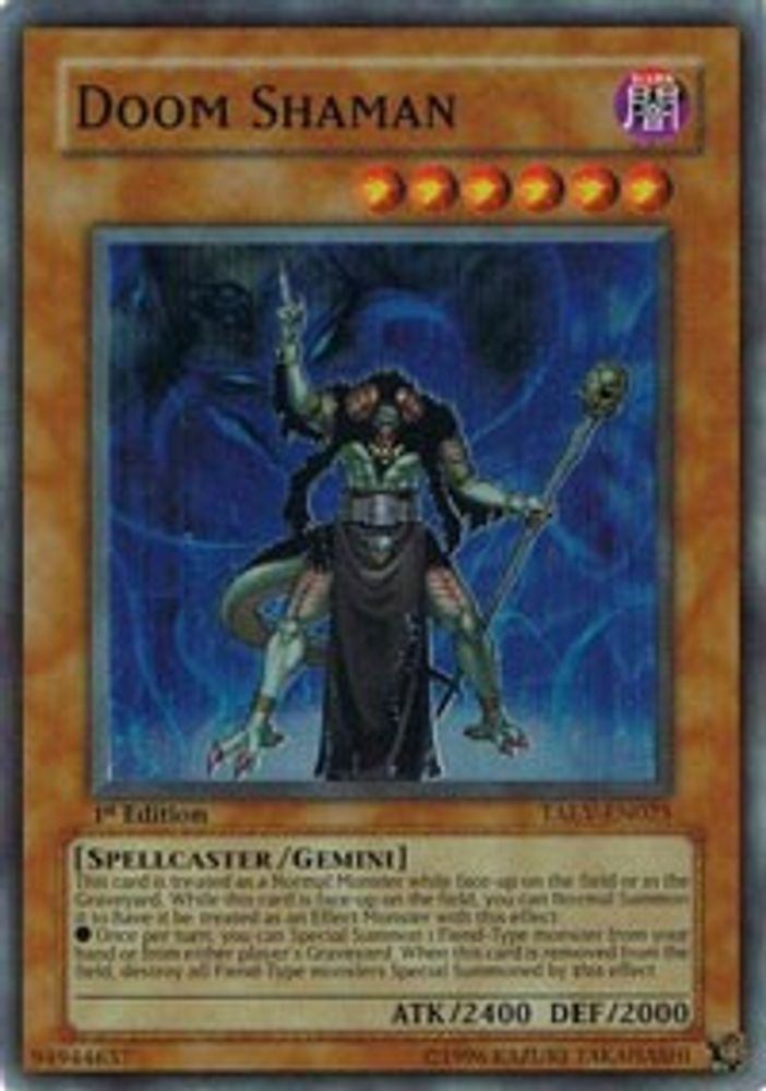 Doom Shaman, 1st-edition, front