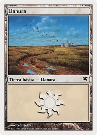 Plains (Spanish) - "Llanura" (G20), Magic Encyclopedia 2005 (Salvat/Hachette)