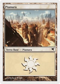 Plains (Italian) - "Pianura" (L21), Magic Encyclopedia 2005 (Salvat/Hachette)