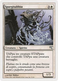 Sandsower (Italian) - "Spargisabbia" (C51), Magic Encyclopedia 2005 (Salvat/Hachette)