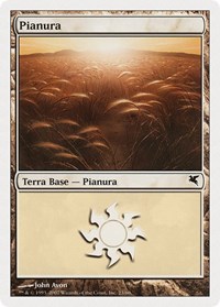 Plains (Italian) - "Pianura" (L23), Magic Encyclopedia 2005 (Salvat/Hachette)